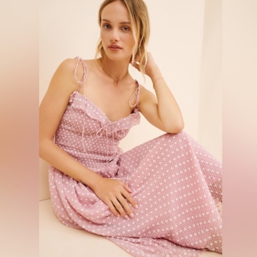 🍋For Love and Lemons Maxine Midi Dress